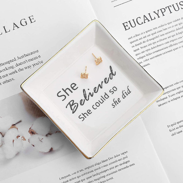 Trinx Ceramic Jewelry Tray Wayfair